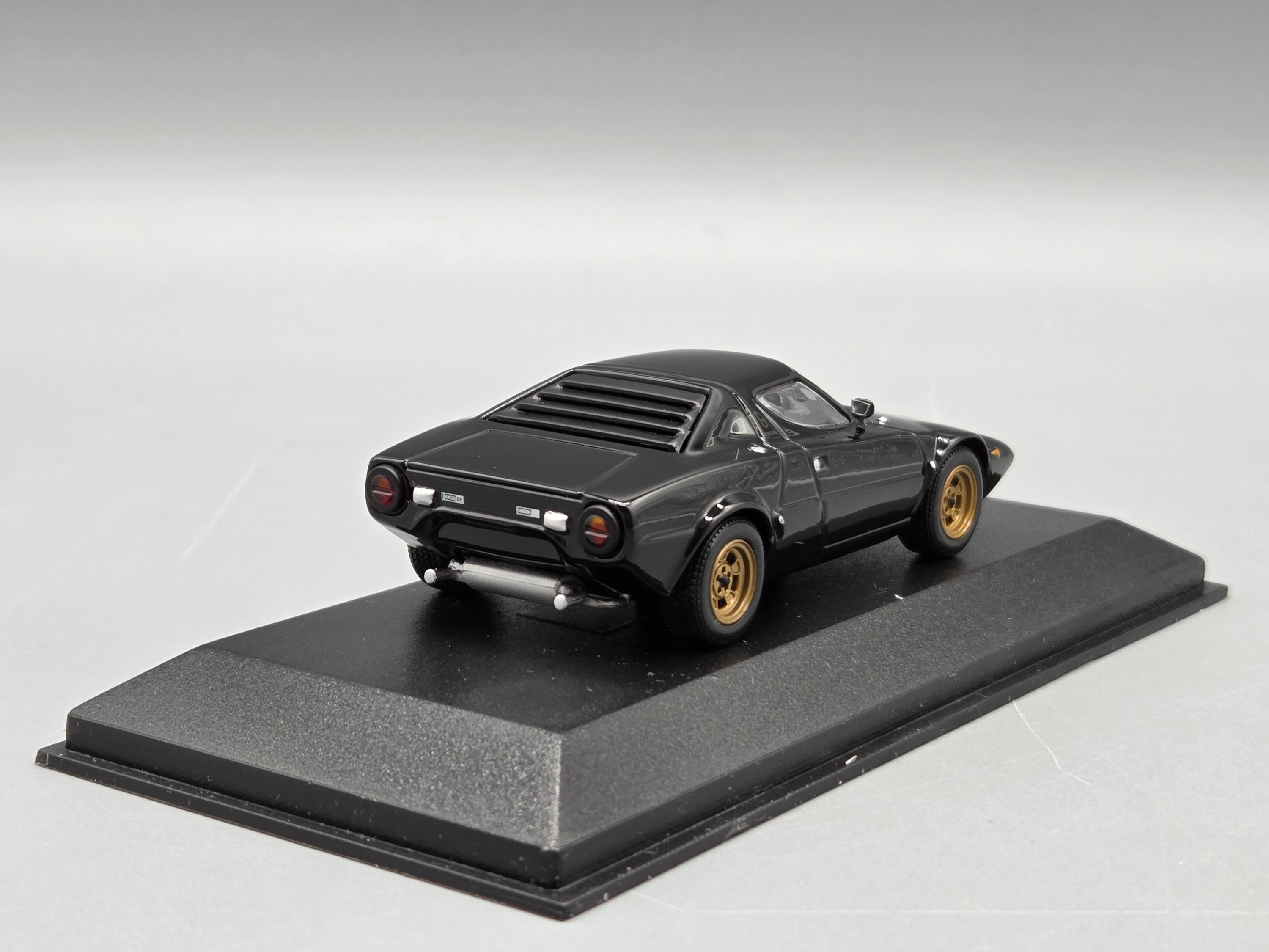Modellautos 1:43 Minichamps Lancia Stratos Autohebdo Edition 8 Schwarz mit OVP