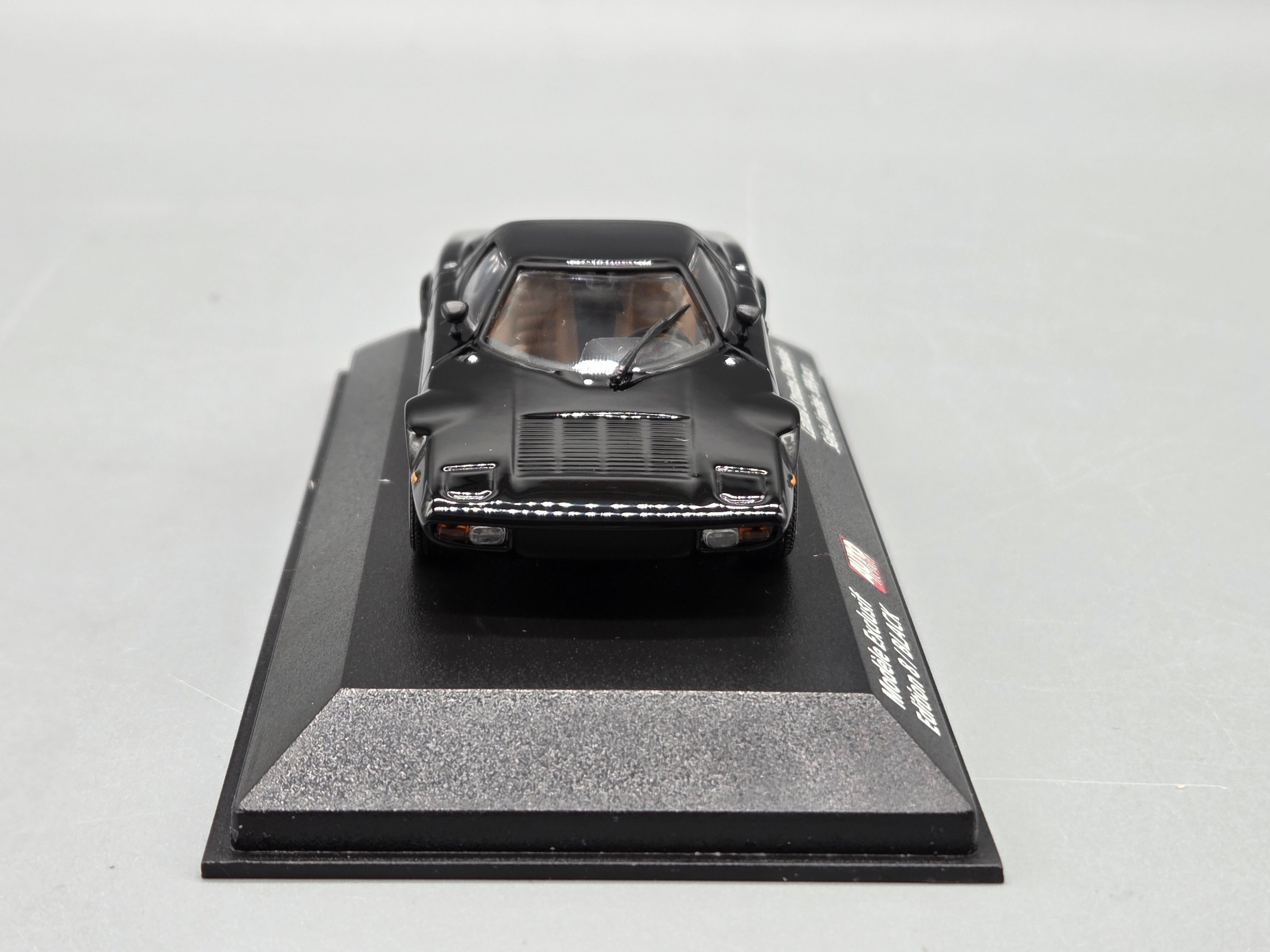 Modellautos 1:43 Minichamps Lancia Stratos Autohebdo Edition 8 Schwarz mit OVP