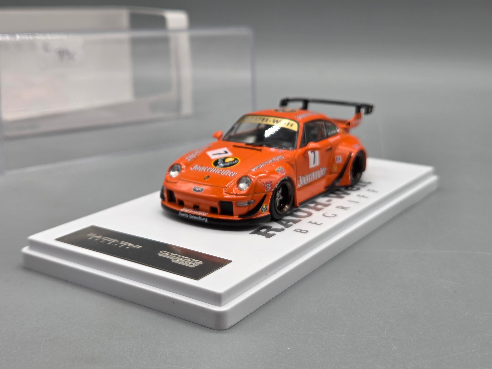 Modellautos 1:43 Tarmac Porsche 911 RWB 993 Jagermeister #7 mit OVP