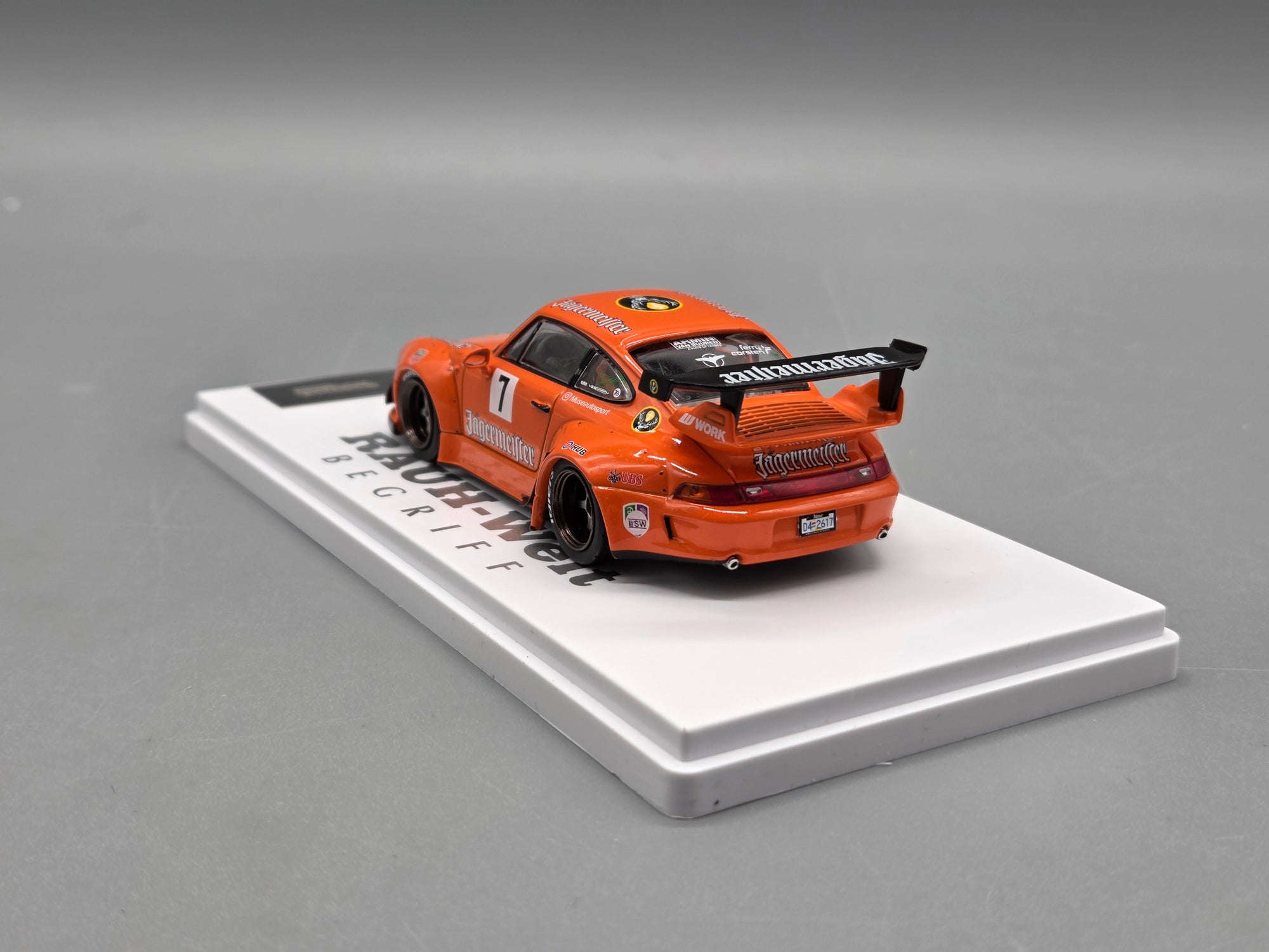 Modellautos 1:43 Tarmac Porsche 911 RWB 993 Jagermeister #7 mit OVP