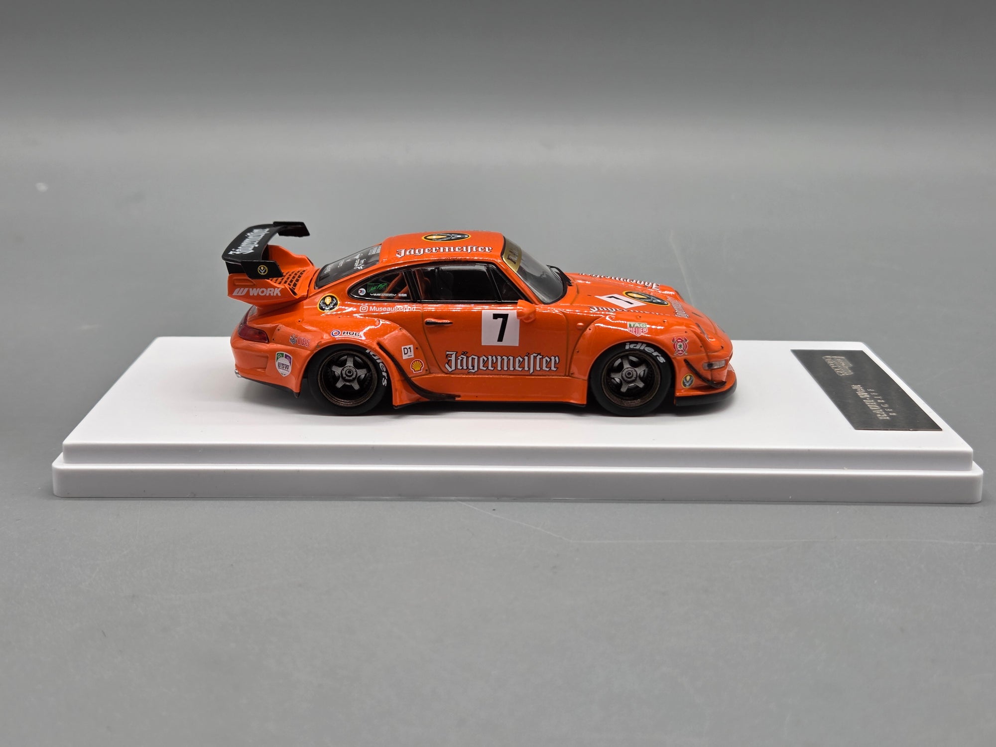 Modellautos 1:43 Tarmac Porsche 911 RWB 993 Jagermeister #7 mit OVP
