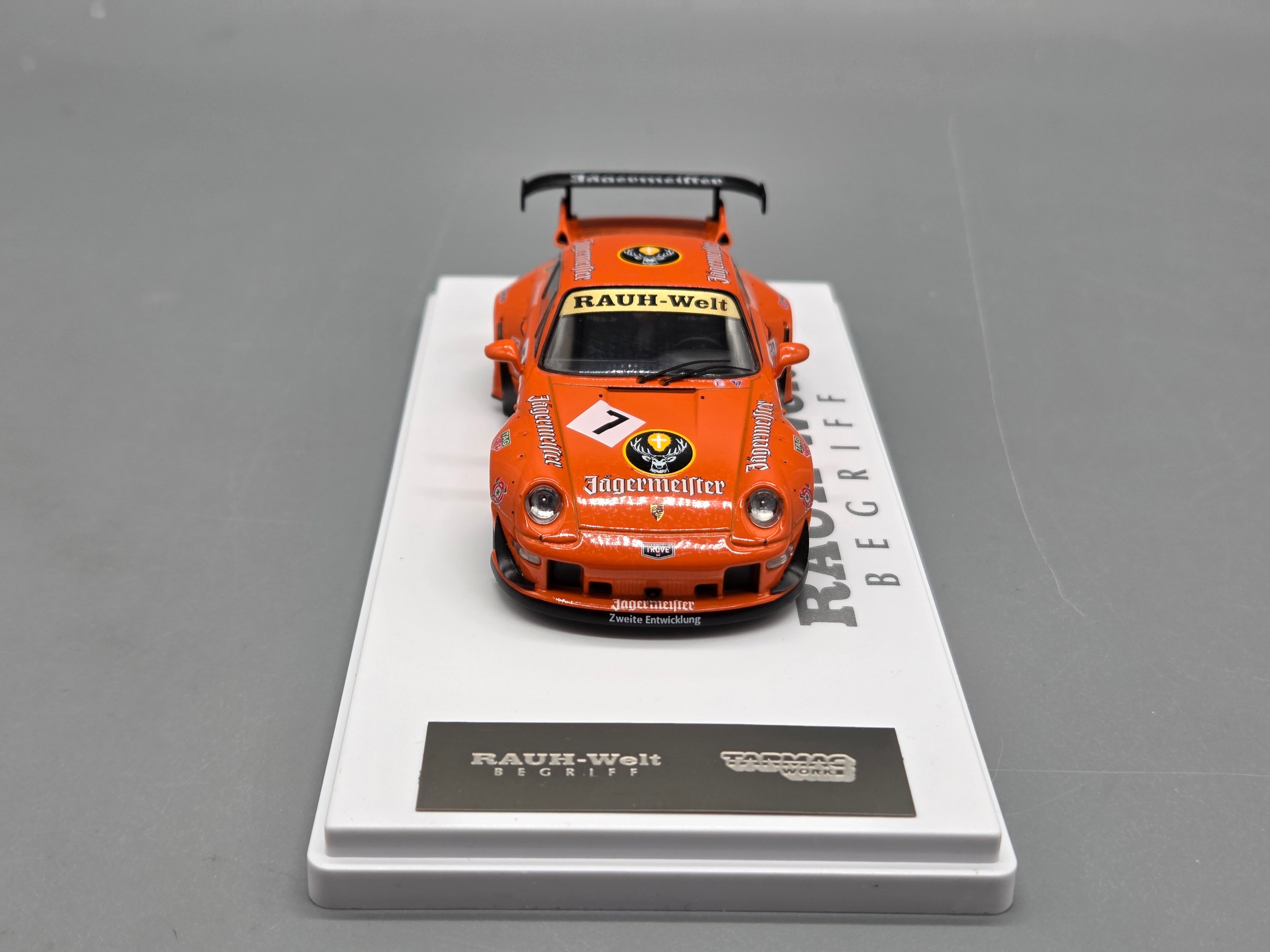 Modellautos 1:43 Tarmac Porsche 911 RWB 993 Jagermeister #7 mit OVP