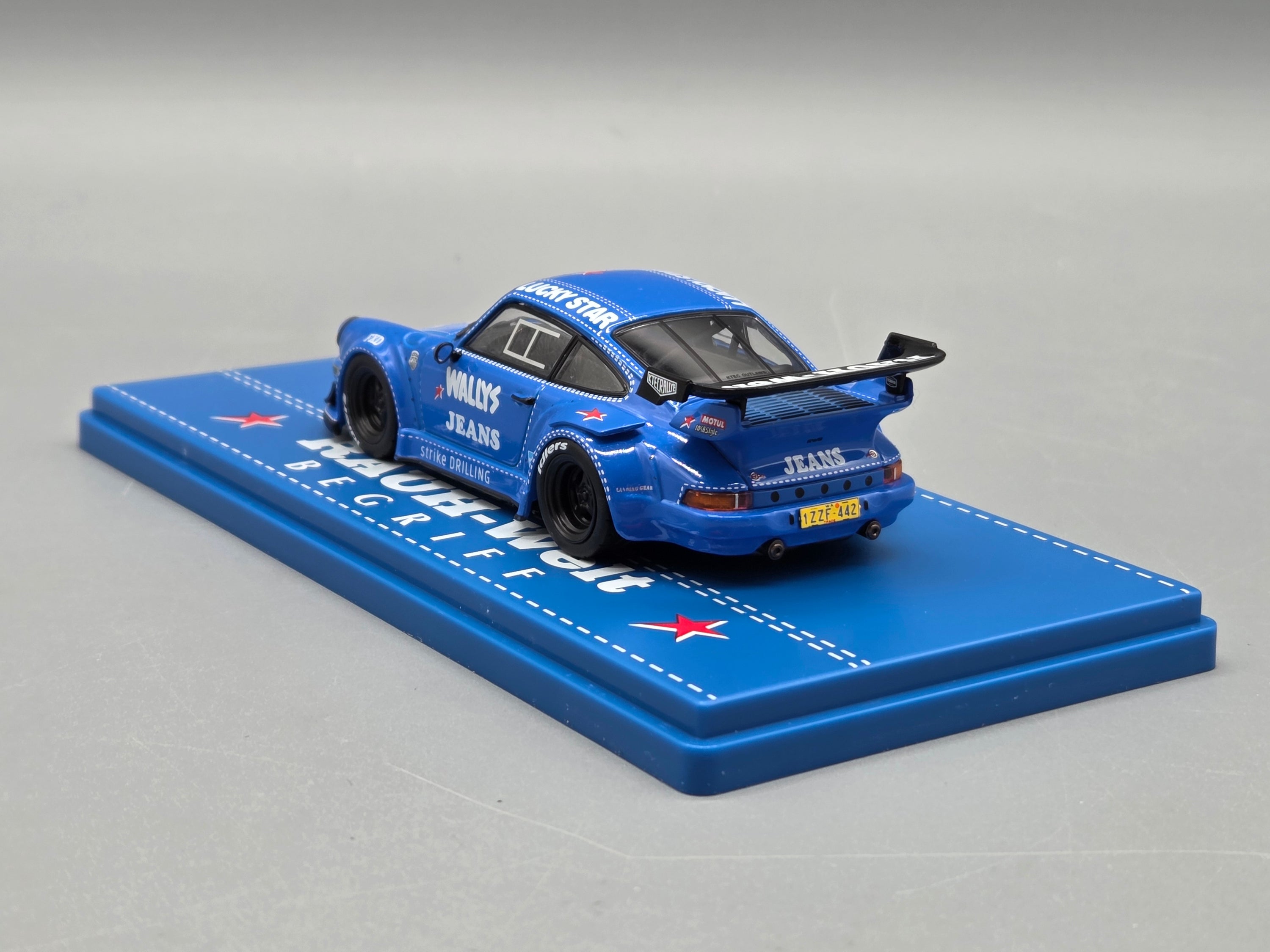 Modellautos 1:43 Taramac Porsche 911 RWB 930 Wally's Jeans mit OVP