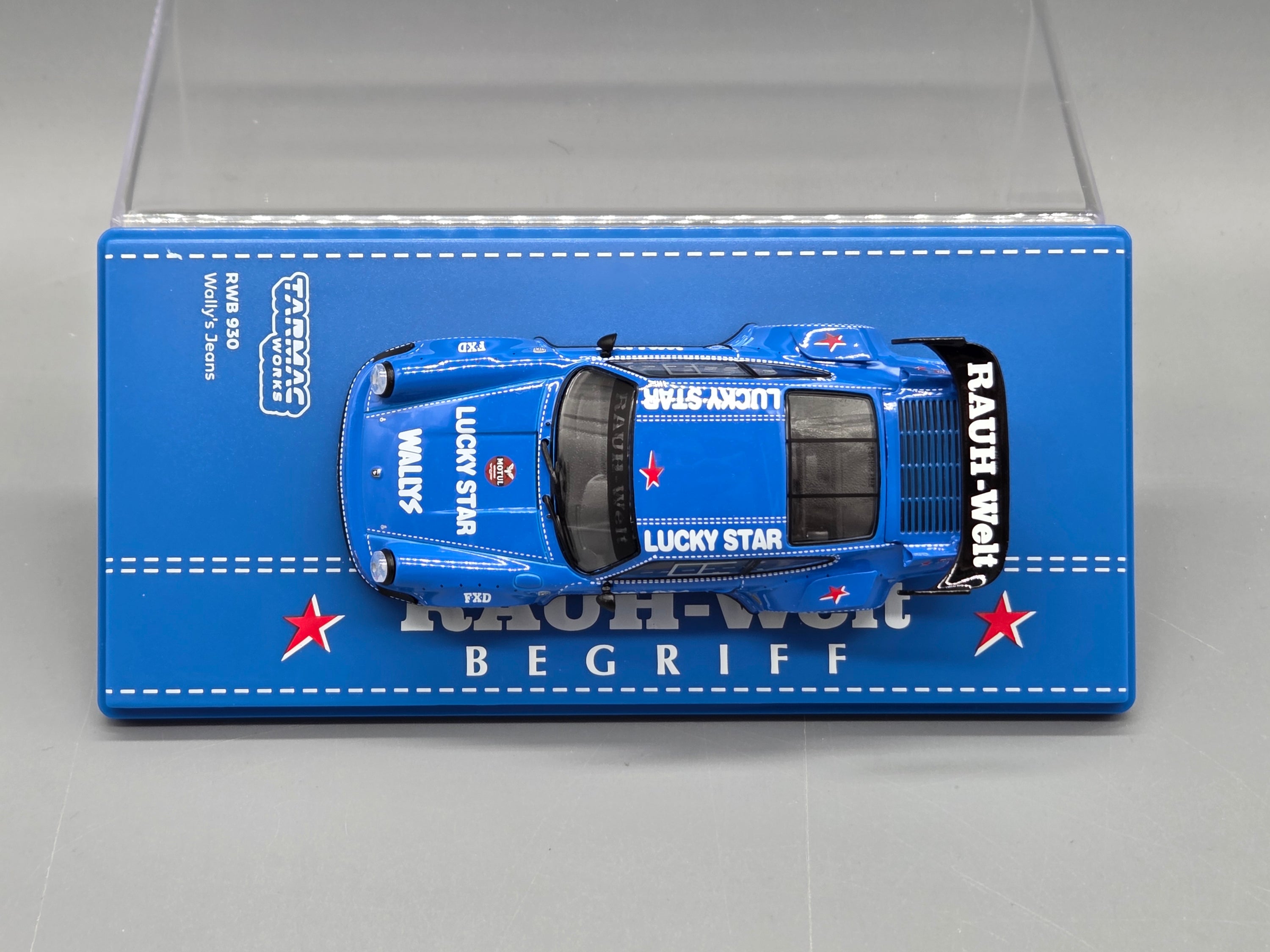 Modellautos 1:43 Taramac Porsche 911 RWB 930 Wally's Jeans mit OVP