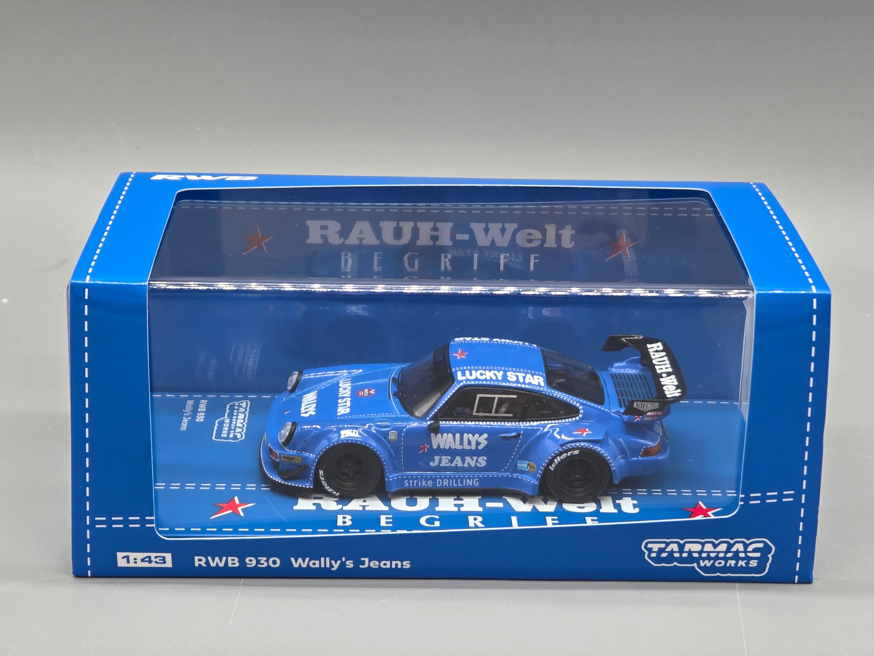 Modellautos 1:43 Taramac Porsche 911 RWB 930 Wally's Jeans mit OVP