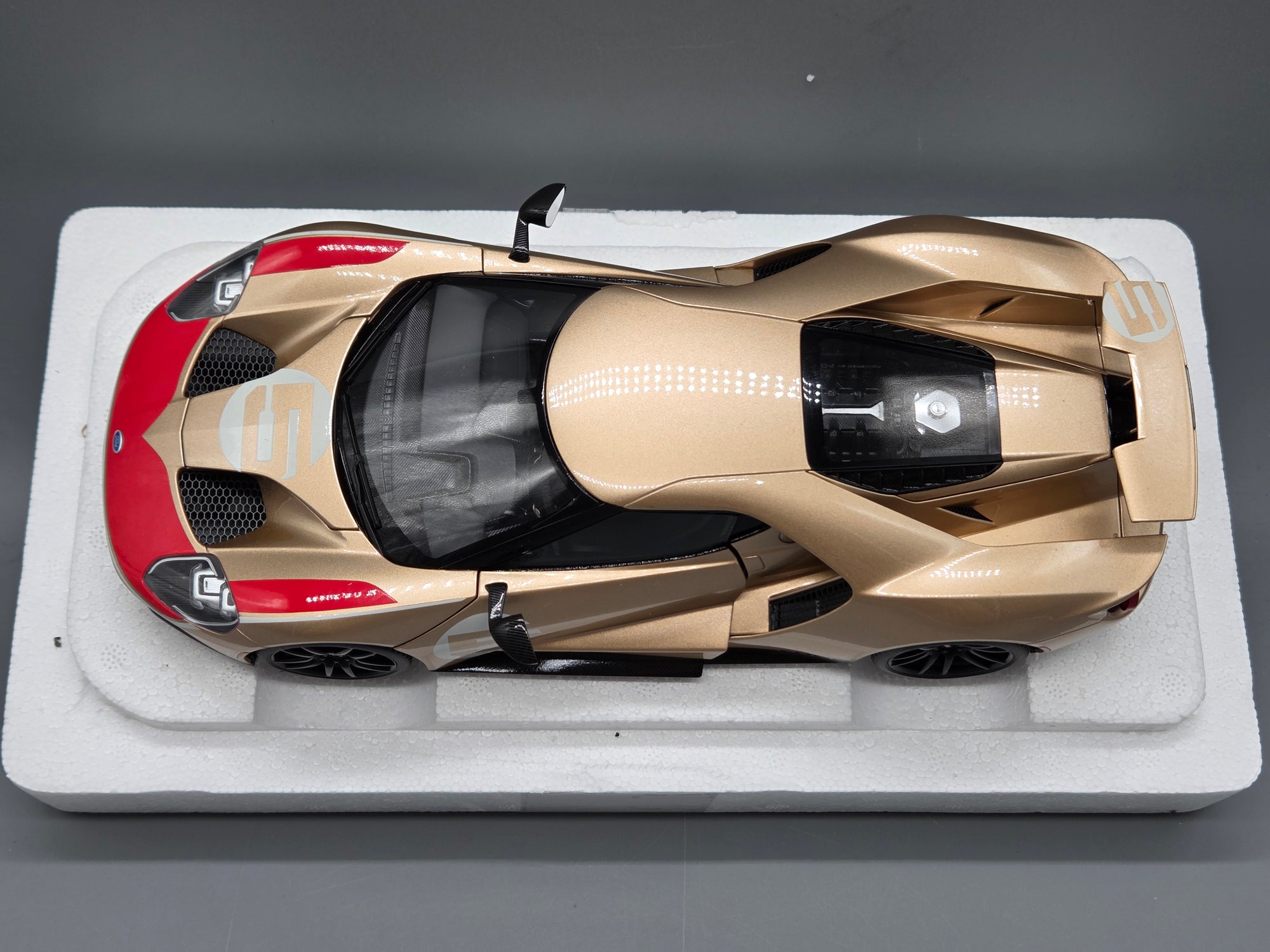 Modellautos 1:18 AUTOart 72928 FORD GT HERITAGE EDITION HOLMAN MOODY mit OVP