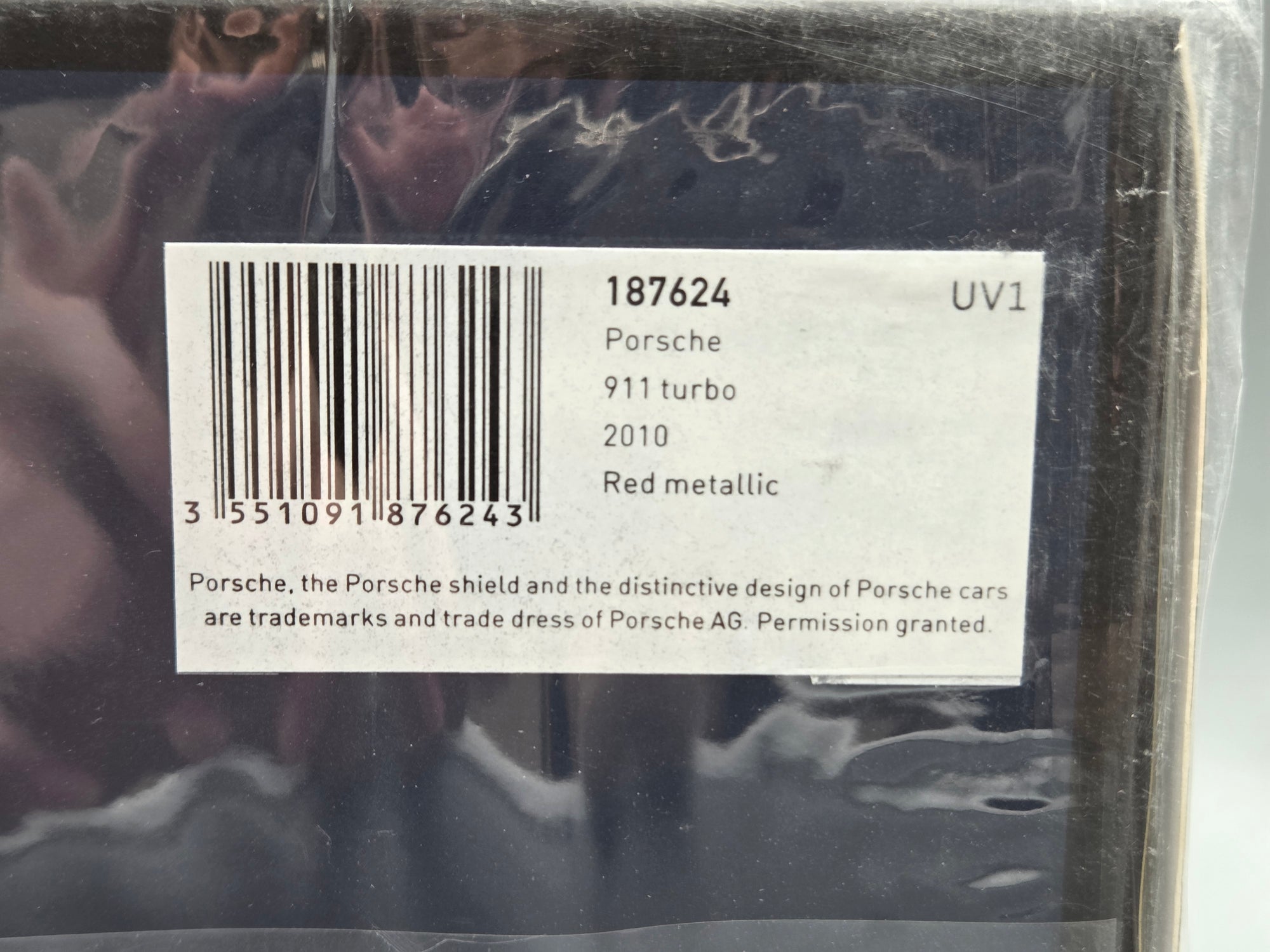 Modellautos 1:18 Norev Porsche 911 Turbo 2010 Red Metallic mit OVP