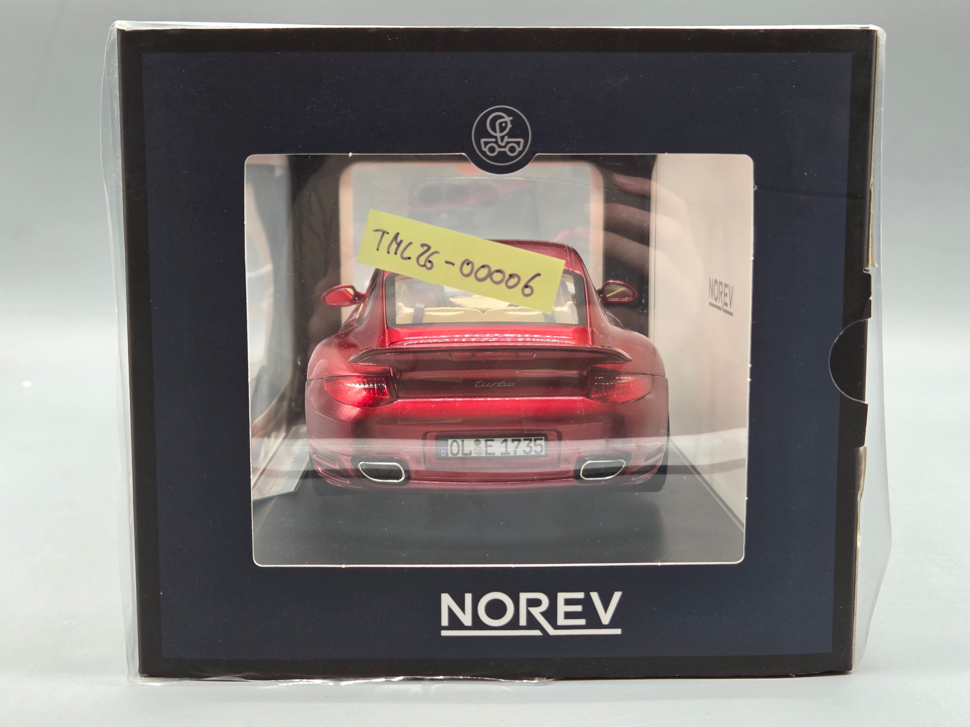 Modellautos 1:18 Norev Porsche 911 Turbo 2010 Red Metallic mit OVP