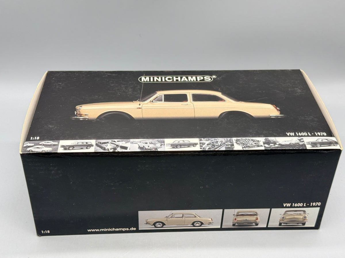 Modellautos 1:18 Minichamps VW 1600L 1970 mit OVP