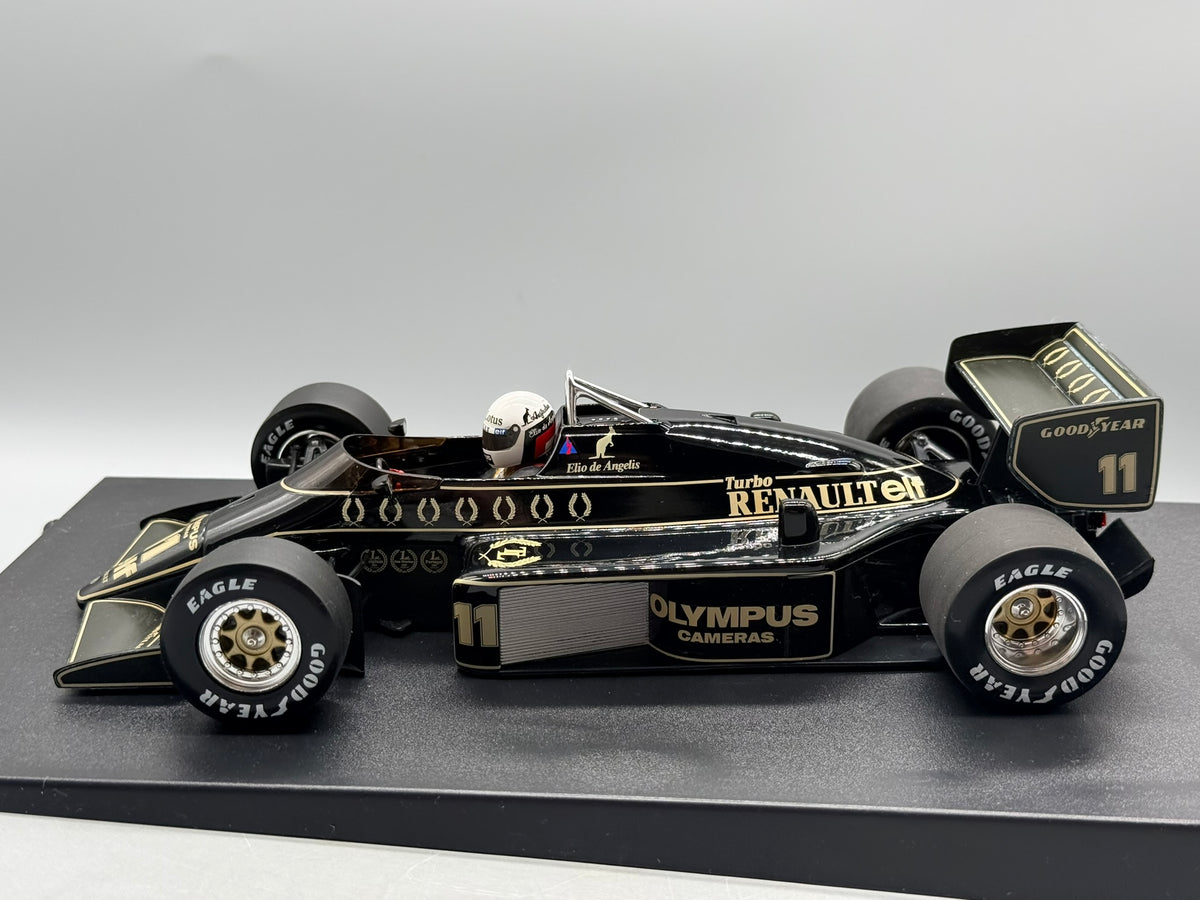 Modellautos 1:18 Minichamps Lotus Renault 97T E. de Angelis 1985 mit OVP