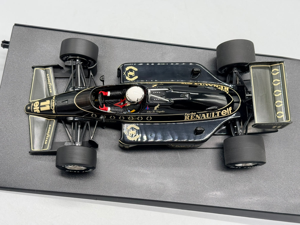 Modellautos 1:18 Minichamps Lotus Renault 97T E. de Angelis 1985 mit OVP