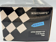 Modellautos 1:18 Minichamps Lotus Renault 97T E. de Angelis 1985 mit OVP