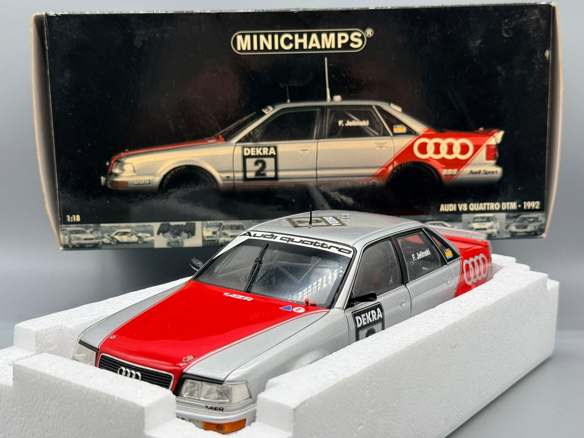Modellautos 1:18 Minichamps Audi V8 Quattro DTM 1992 #2 mit OVP