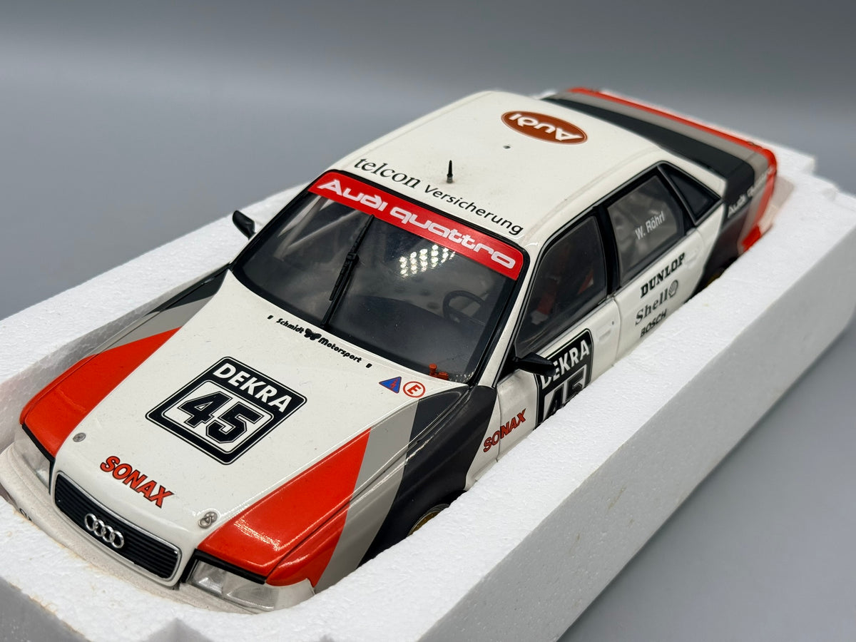 Modellautos 1:18 Minichamps Audi V8 Quattro DTM 1990 #45 mit OVP
