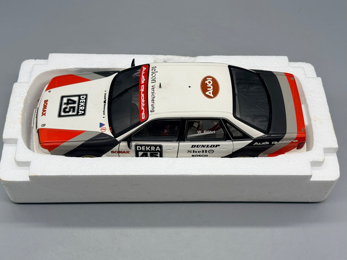Modellautos 1:18 Minichamps Audi V8 Quattro DTM 1990 #45 mit OVP