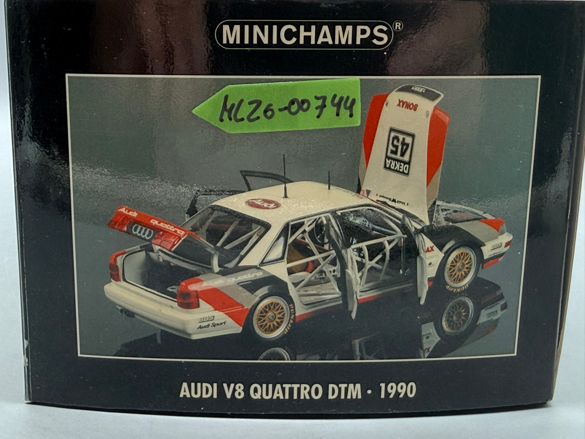 Modellautos 1:18 Minichamps Audi V8 Quattro DTM 1990 #45 mit OVP