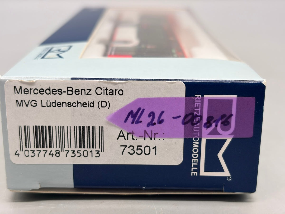 Modellbus 1:87 Rietze Mercedes-Benz Citaro MVG Lüdenscheid + OVP