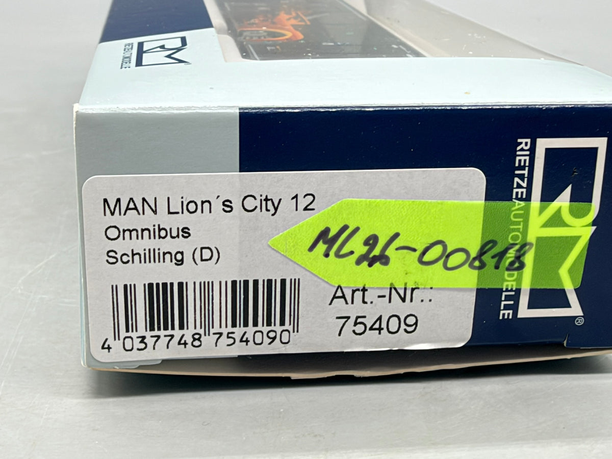 Modellbus 1:87 Rietze MAN Lions City 12 Omnibus Schilling + OVP