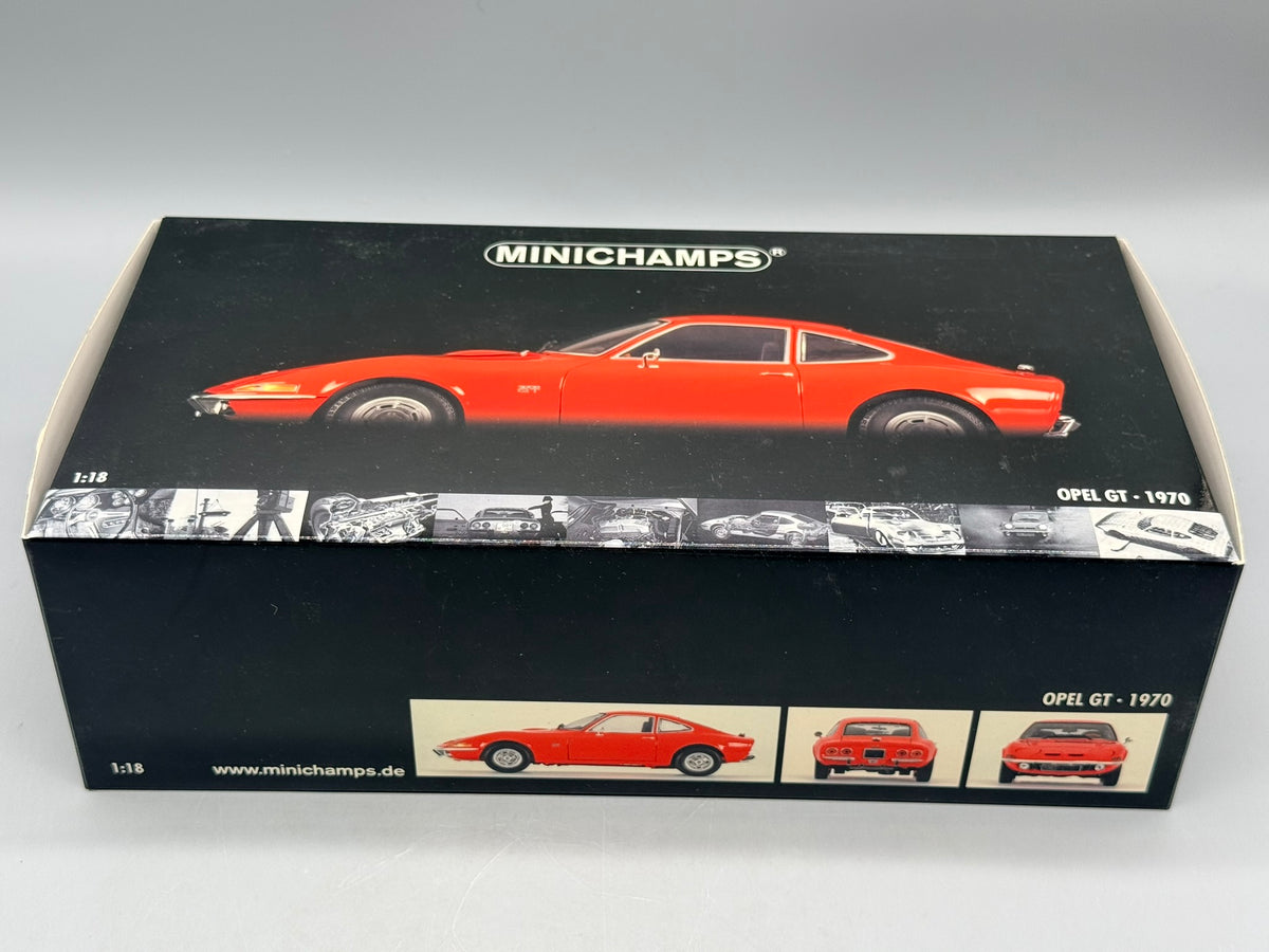 Modellautos 1:18 Minichamps Opel GT 1970 mit OVP