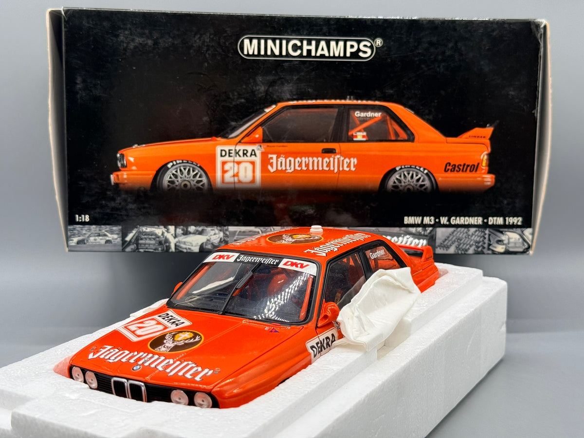 Modellautos 1:18 Minichamps BMW M3 W. Gardner #20 DTM 1992 mit OVP
