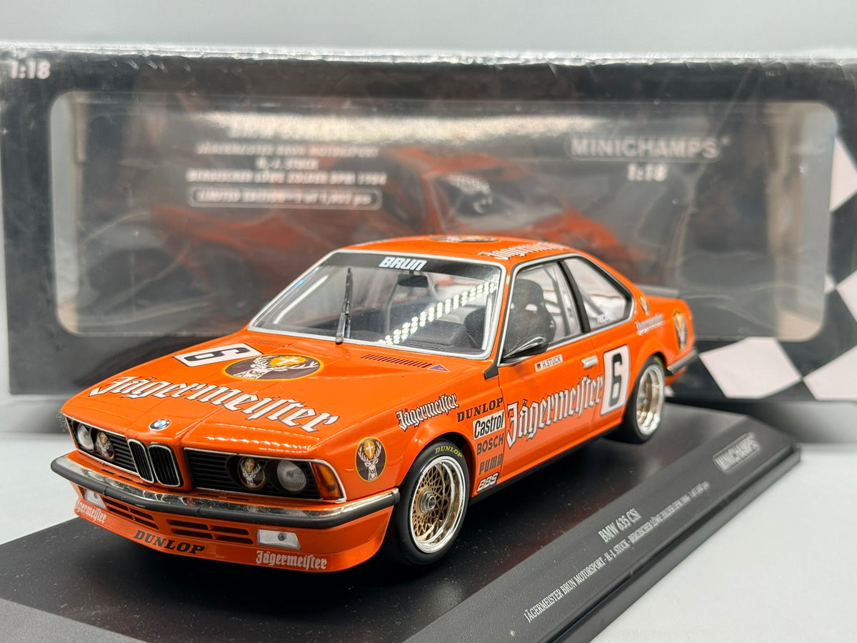 Modellautos 1:18 Minichamps BMW 635 CSi H.-J. Stuck #6 mit OVP