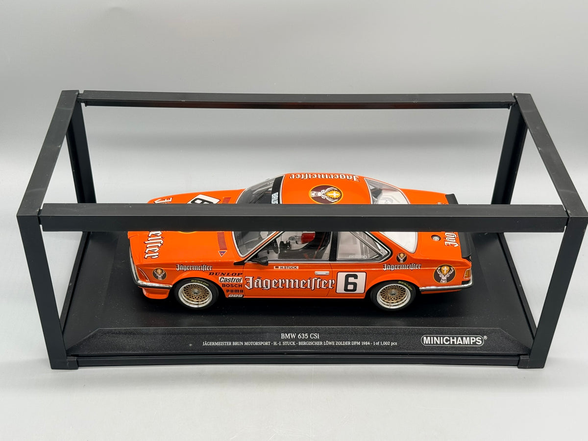 Modellautos 1:18 Minichamps BMW 635 CSi H.-J. Stuck #6 mit OVP