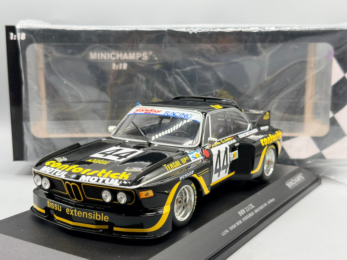 Modellautos 1:18 Minichamps BMW 3.5 CSL 24h Le Mans 1976 mit OVP