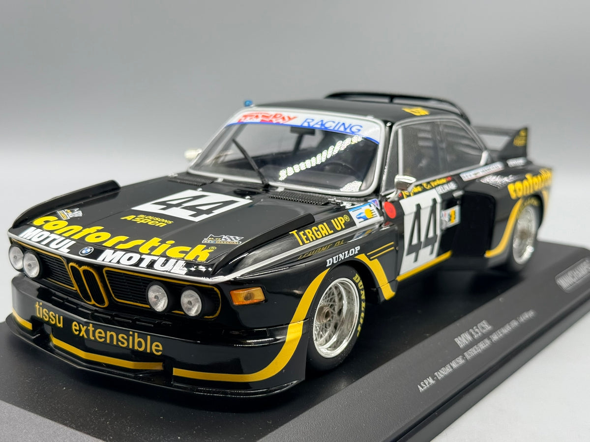 Modellautos 1:18 Minichamps BMW 3.5 CSL 24h Le Mans 1976 mit OVP
