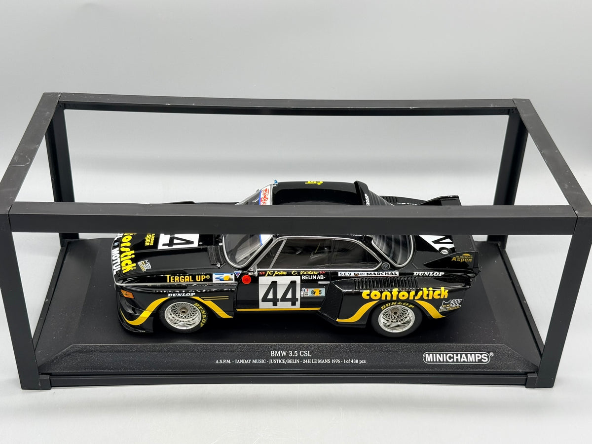 Modellautos 1:18 Minichamps BMW 3.5 CSL 24h Le Mans 1976 mit OVP
