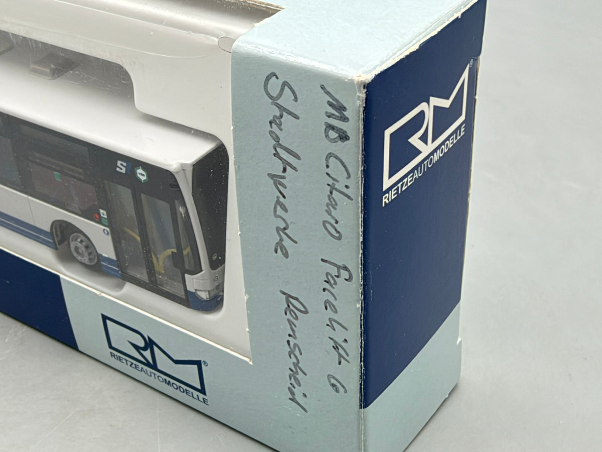 Modellbus 1:87 Rietze Mercedes-Benz eCitaro G der Stadtwerke Remscheid + OVP