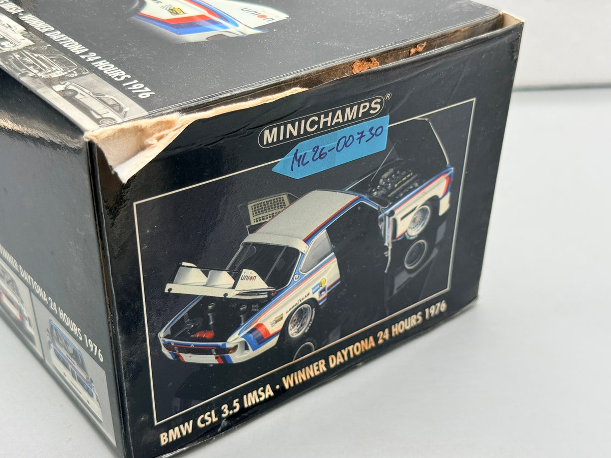 Modellautos 1:18 Minichamps BMW 3.5 IMSA Winner Daytona 24h 1976 mit OVP