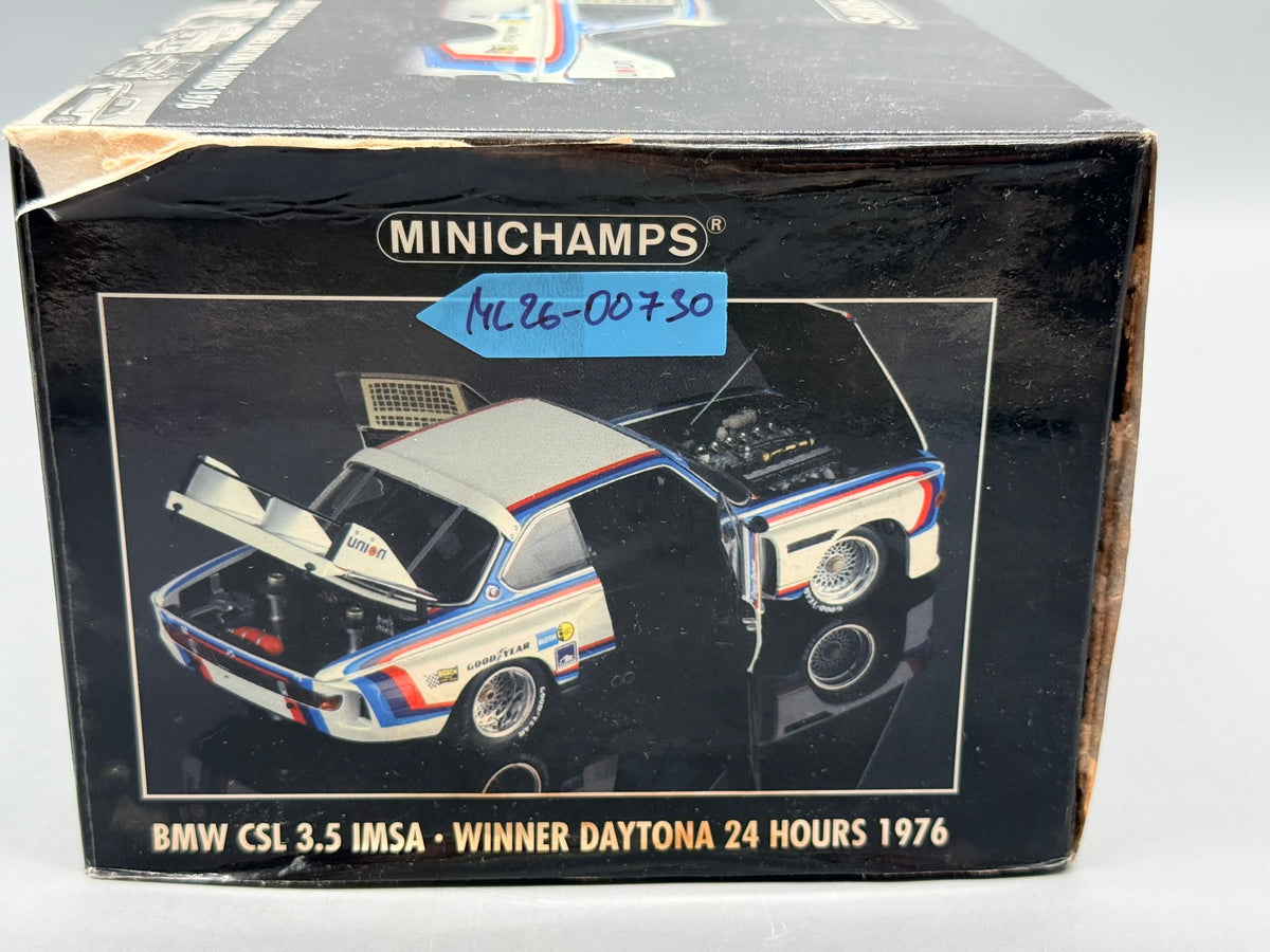 Modellautos 1:18 Minichamps BMW 3.5 IMSA Winner Daytona 24h 1976 mit OVP
