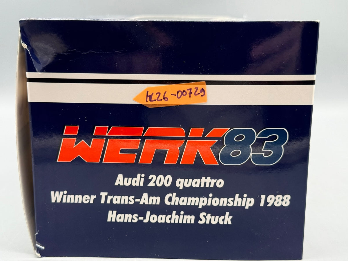 Modellautos 1:18 Werk83 Audi 200 Trans AM #14 mit OVP