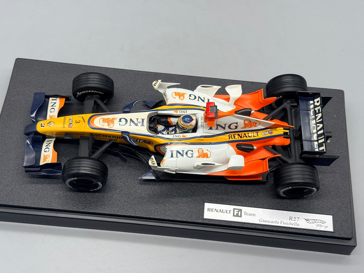 Modellautos 1:18 Hot Wheels Racing Renault F1 Team R27 Giancarlo Fisichella OVP