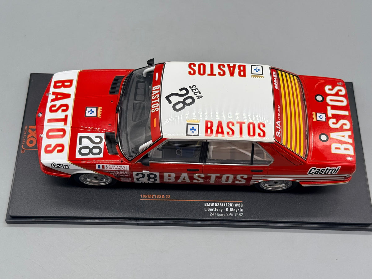 Modellautos 1:18 Ixo BMW 528i (E28) #28 24h Spa 1982 mit OVP