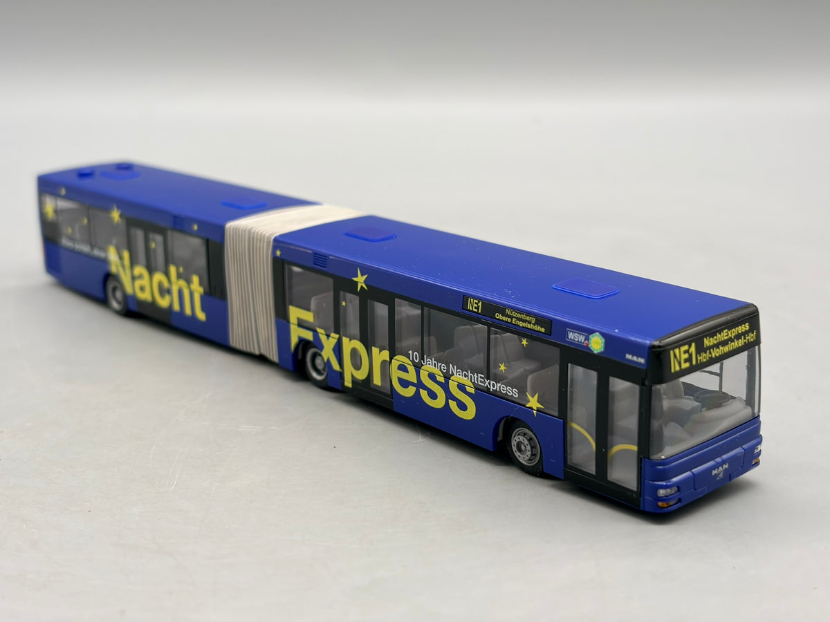 Bus Modell 1:87 Rietze MAN NG Gelenkbus Nachtexpress mit OVP