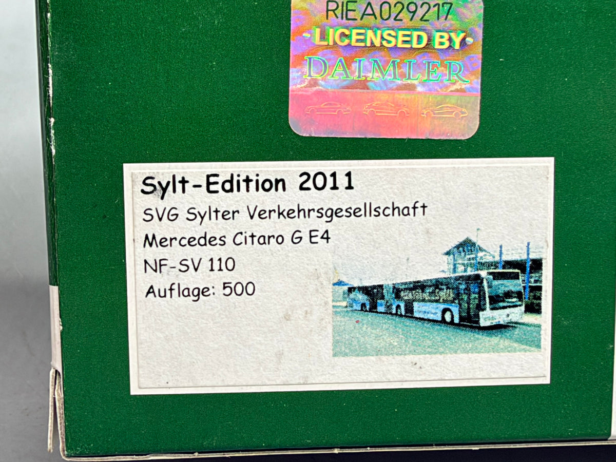Bus Modell 1:87 Rietze Mercedes-Benz Citaro G E4 Sylt Edition mit OVP