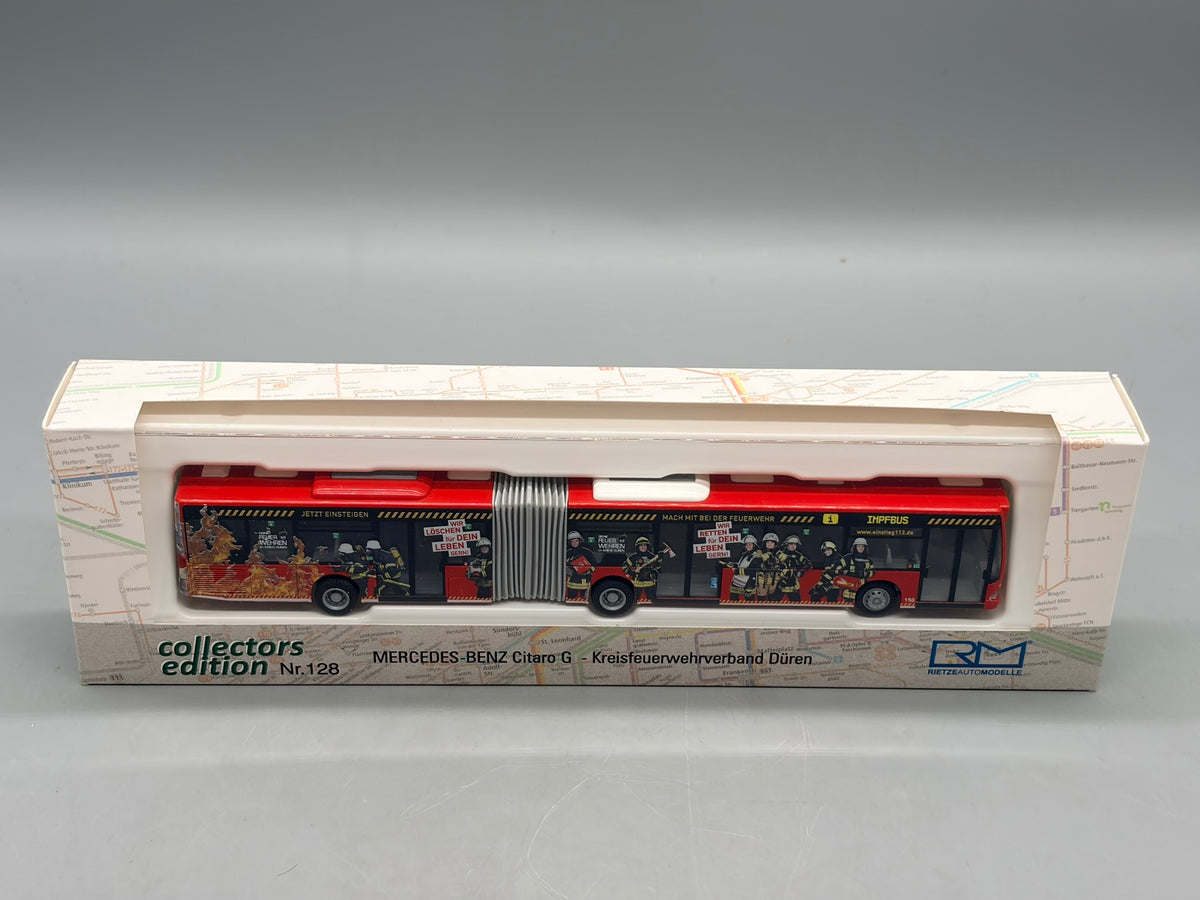 Bus Modell 1:87 Rietze Mercedes-Benz Citaro G Kreisfeuerwehrverband mit OVP