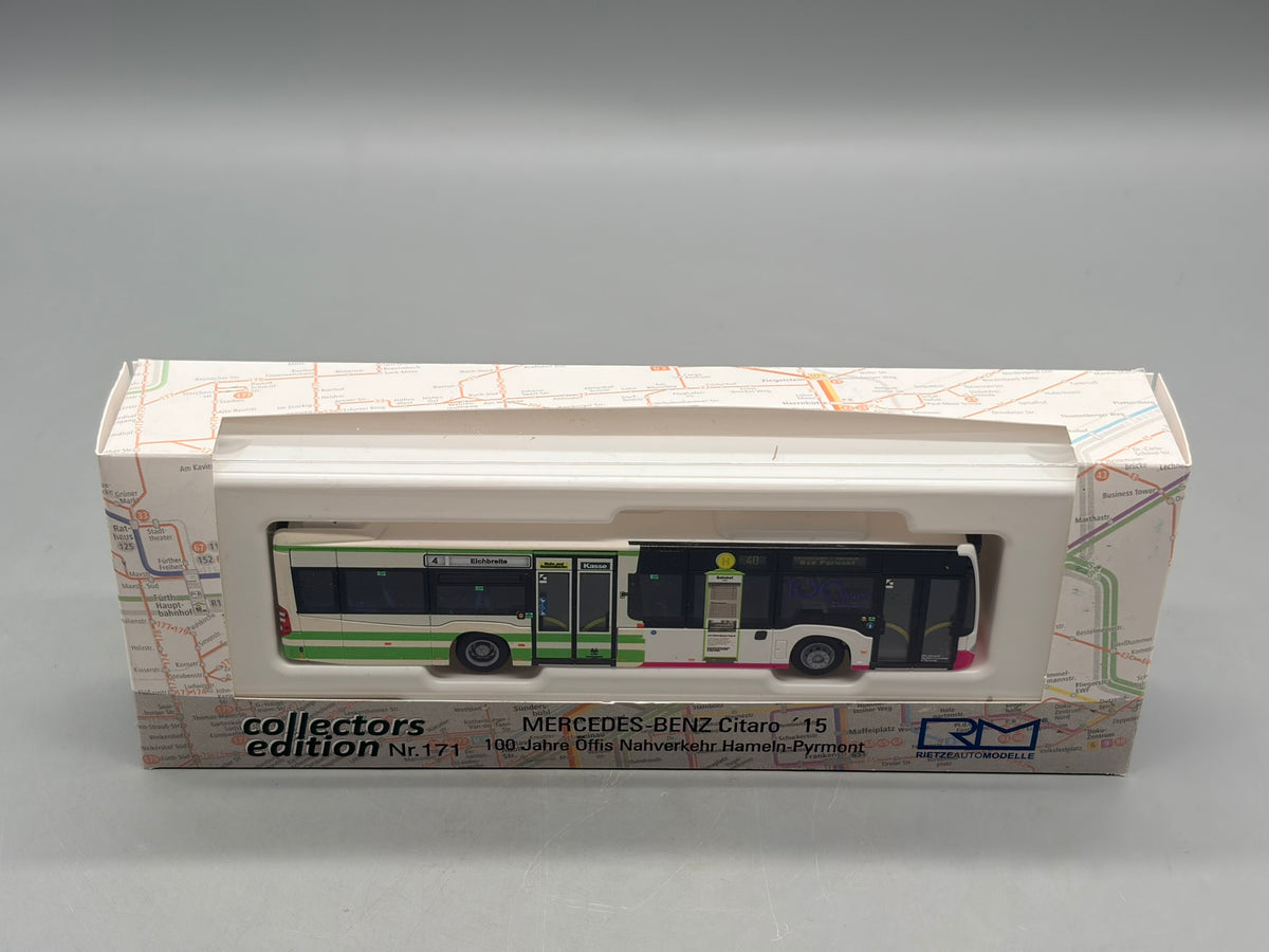 Bus Modell 1:87 Rietze Mercedes-Benz Citaro 100 Jahre Öffis Nahverkehr mit OVP