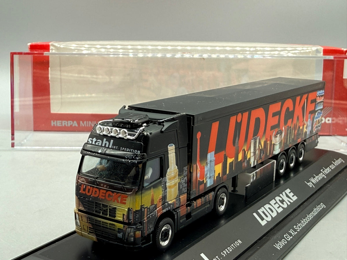 Modell LKW 1:87 Herpa Volvo GL XL Schubbodensattelzug mit OVP