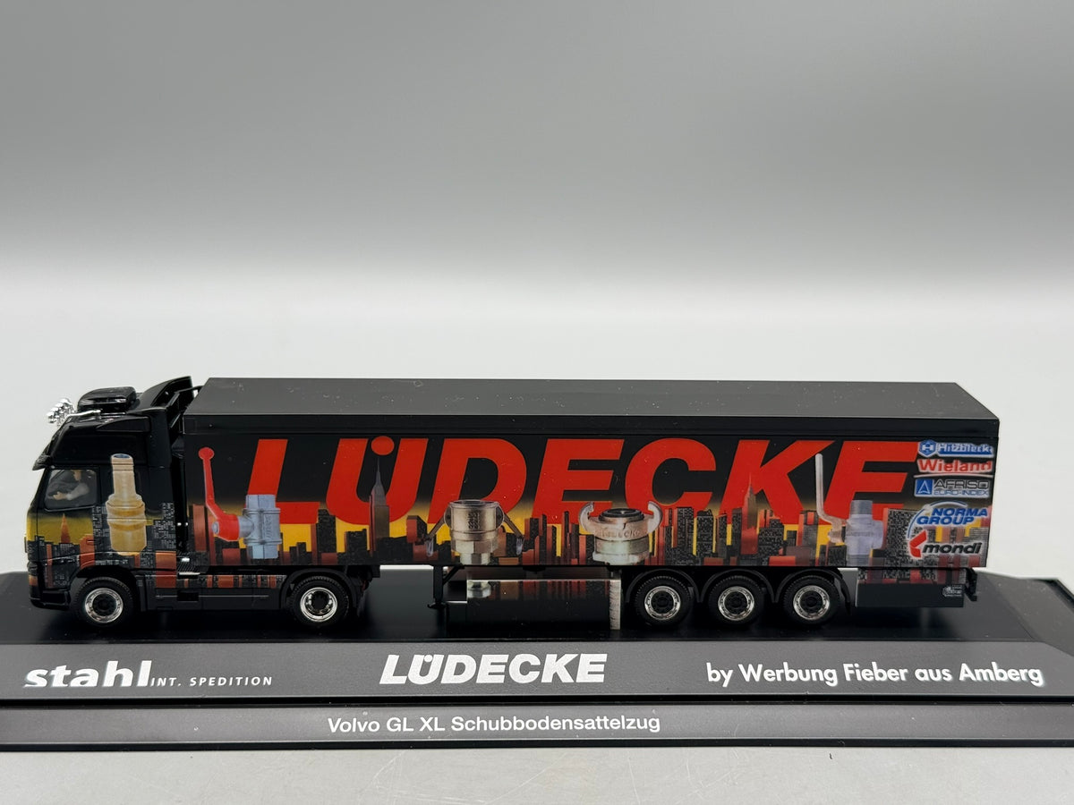 Modell LKW 1:87 Herpa Volvo GL XL Schubbodensattelzug mit OVP