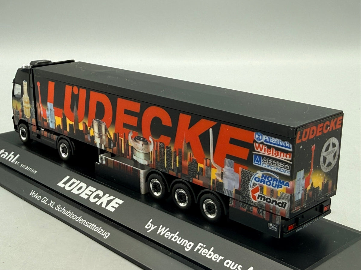 Modell LKW 1:87 Herpa Volvo GL XL Schubbodensattelzug mit OVP