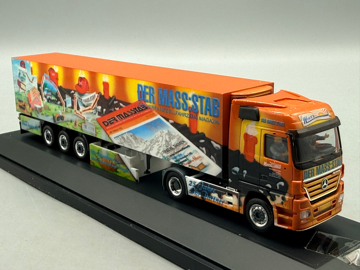 Modell LKW 1:87 Herpa Mercedes-Benz Actros LH 02 Kühlkoffersattelzug mit OVP