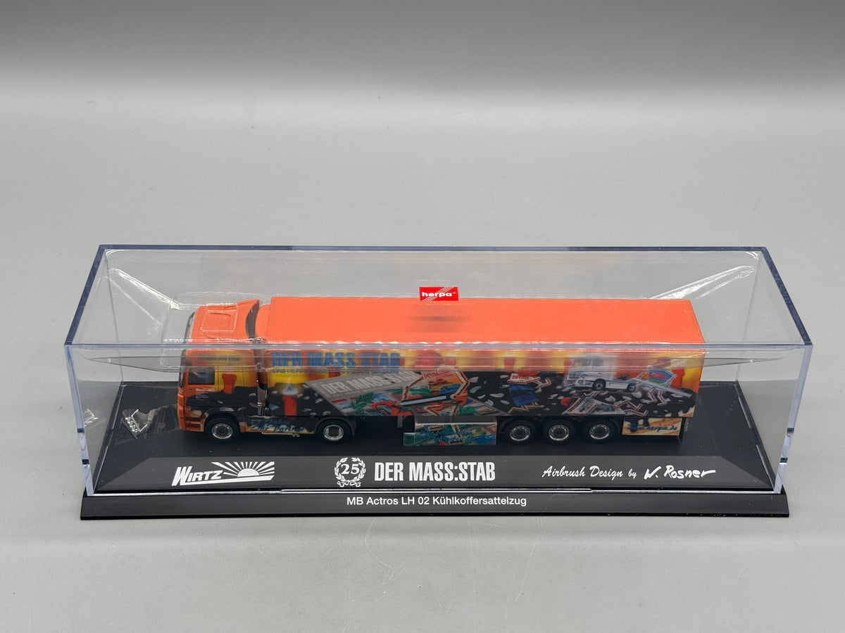 Modell LKW 1:87 Herpa Mercedes-Benz Actros LH 02 Kühlkoffersattelzug mit OVP