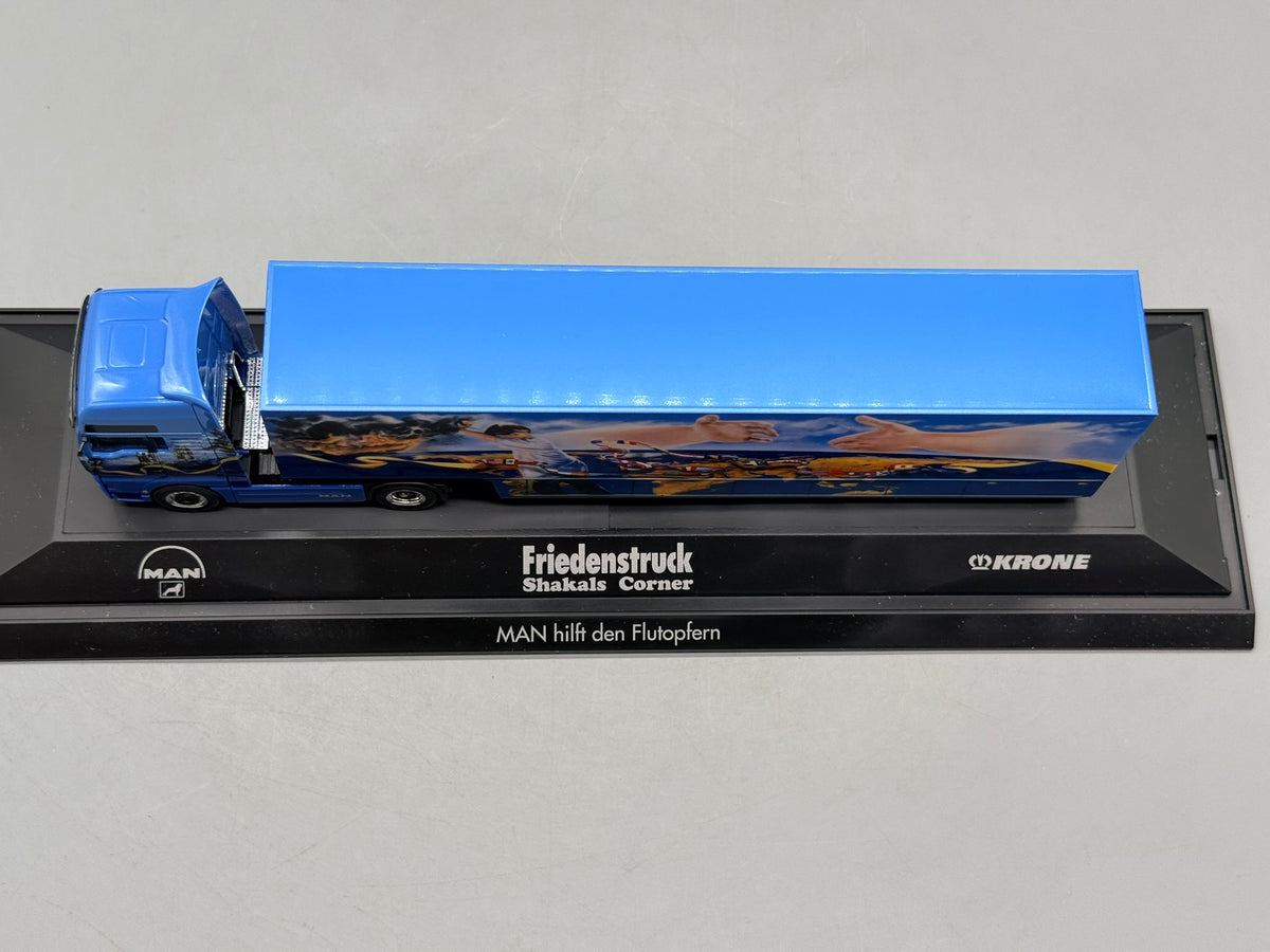 Modell LKW 1:87 Herpa MAN TGA XXL Friedenstruck mit OVP