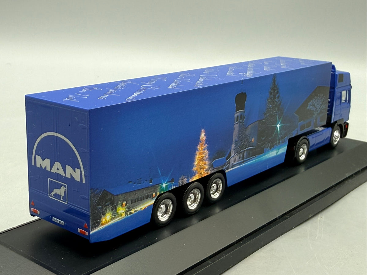 Modell LKW 1:87 Herpa MAN F2000 Weihnachtstruck 1998 mit OVP