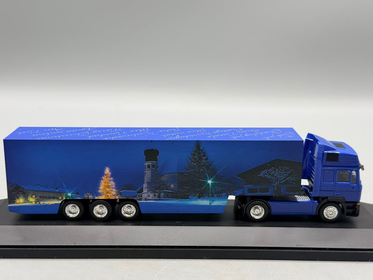 Modell LKW 1:87 Herpa MAN F2000 Weihnachtstruck 1998 mit OVP
