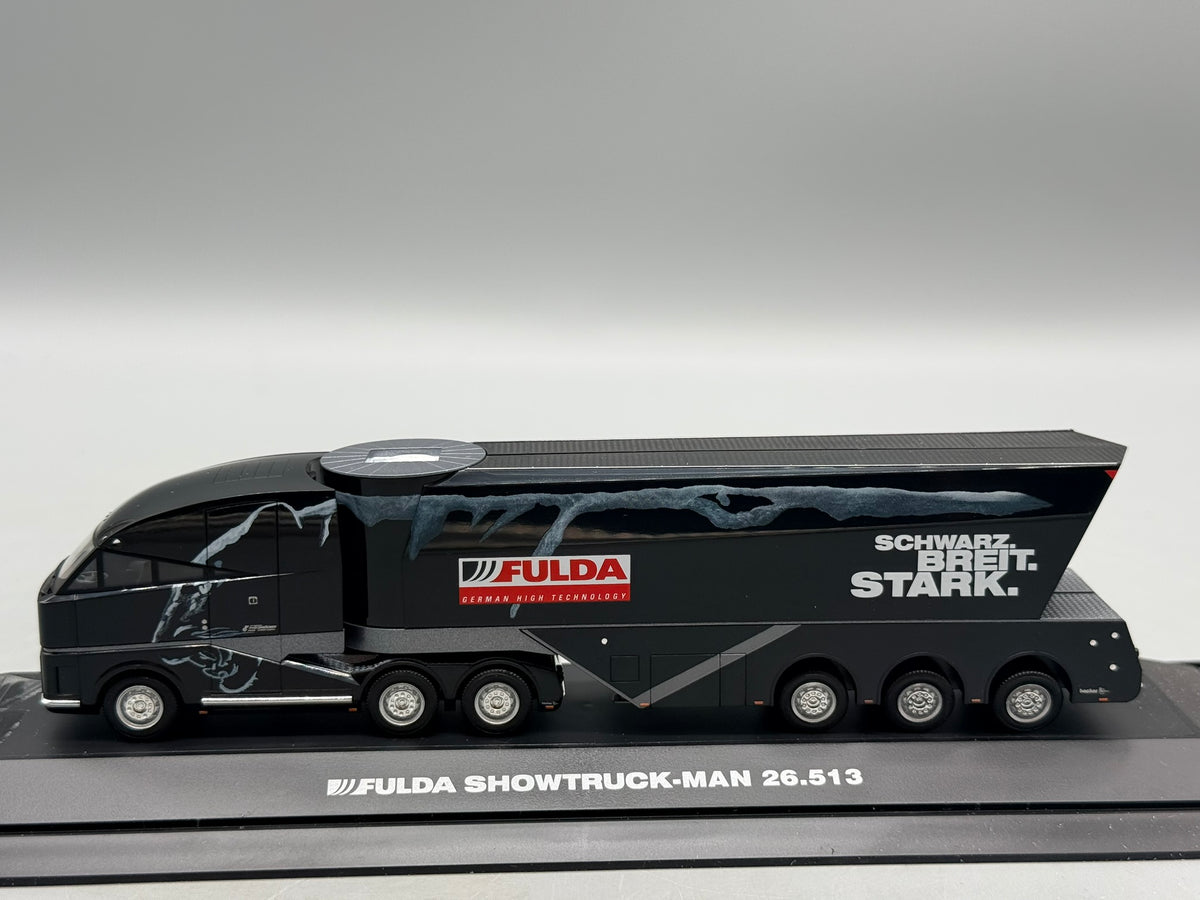 Modell LKW 1:87 Herpa MAN 26.513 Fulda Showtruck mit OVP