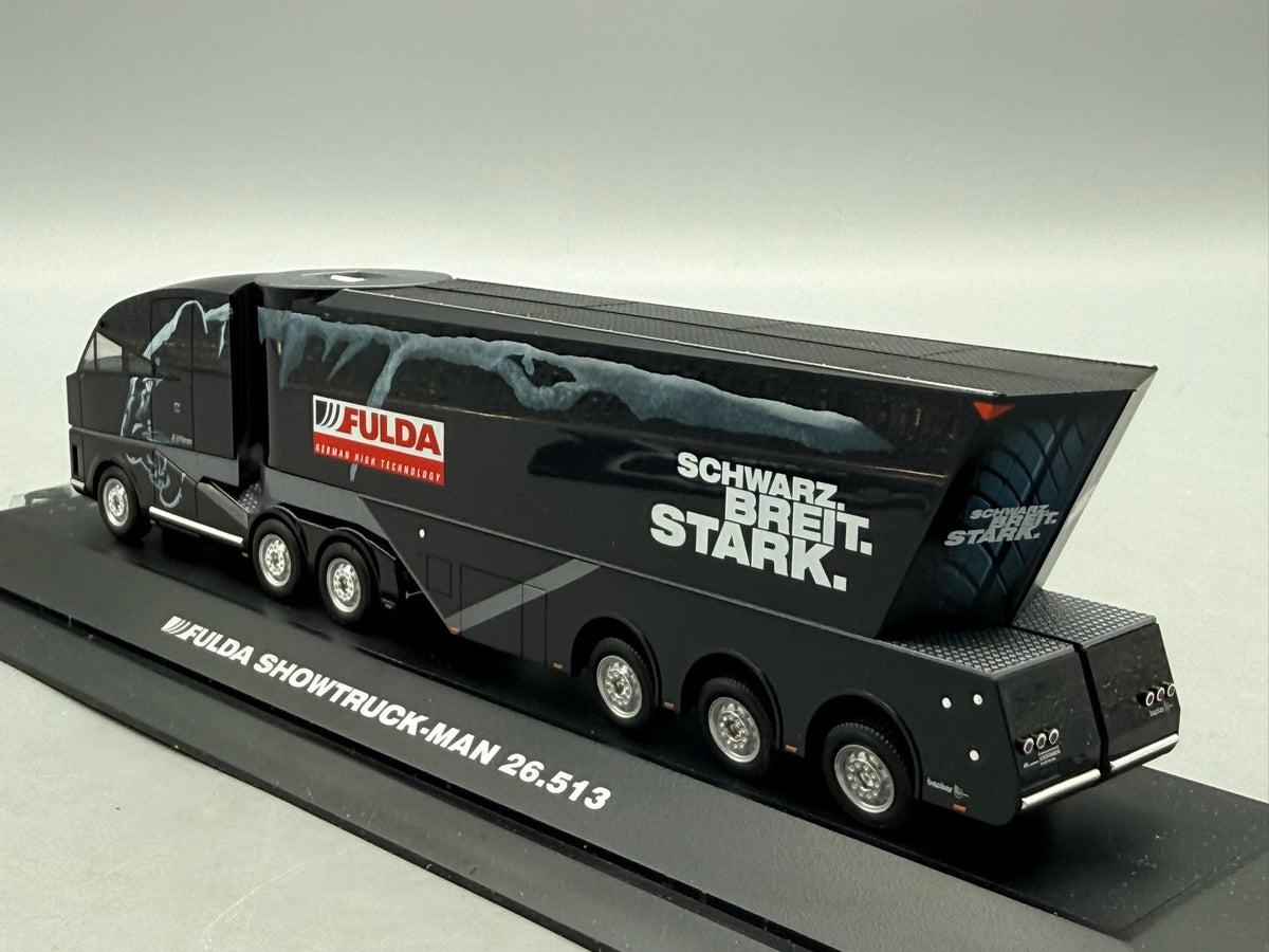 Modell LKW 1:87 Herpa MAN 26.513 Fulda Showtruck mit OVP