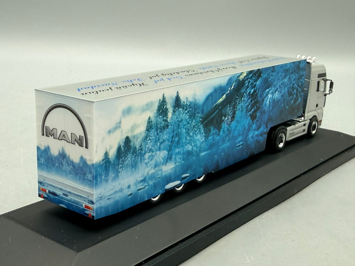 Modell LKW 1:87 Herpa MAN TGA 18.530 Weihnachtstruck 2004 mit OVP